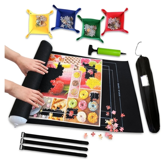 Gourbette Jigsaw Puzzle Roll Up Mat - Picture 8 of 10